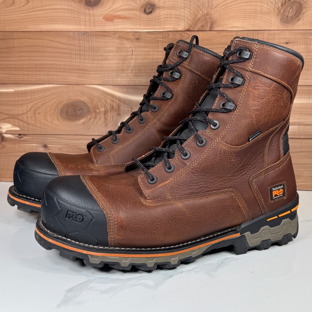 Timberland PRO Men's Boondock 8" Composite Toe Waterproof Work Boot sizer 15 M‎